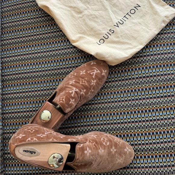 Louis Vuitton beautiful Smoking Loafer velvet RARE, hard to find. Mens 8 - Picture 7 of 7